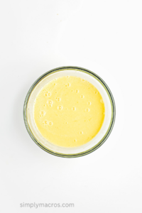 mango blended with other ingredients to increase the flavor.