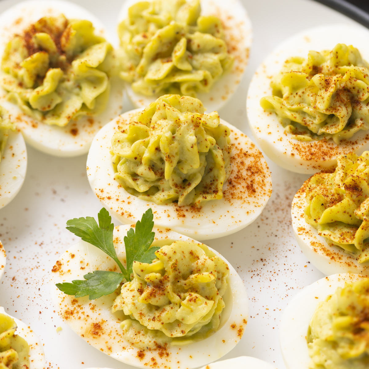 Avocado Deviled Eggs Recipe - Simply Macros